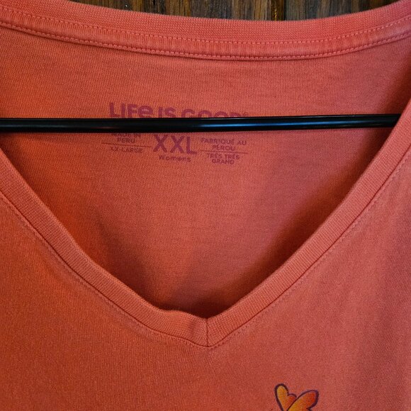 Women's Spring Daisy Dog Short Sleeve Tee Size XXL - Picture 2 of 4